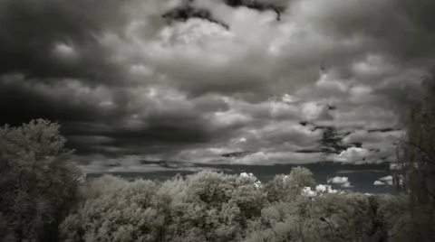 Light and dark, infrared time lapse t3309 Stock Footage 11409602