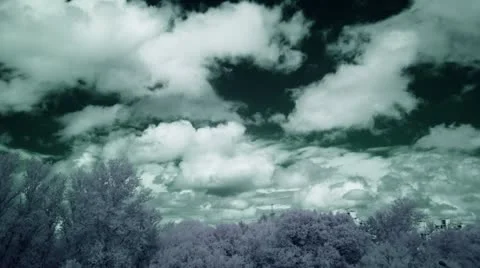Light and dark, infrared time lapse t3331 Stock Footage 11443024