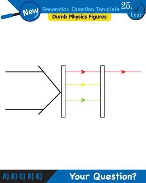 Light and enlightenment, refraction of light, Convex and Concave Lenses Stock Illustration