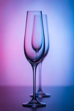 Light and glasses reflection Stock Photos