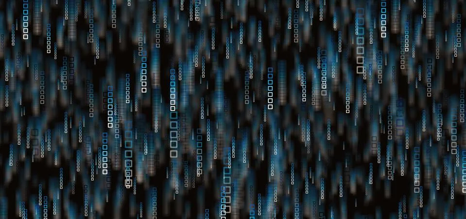 Light and gradient square pattern Move quickly on a dark background Modern te Stock Illustration