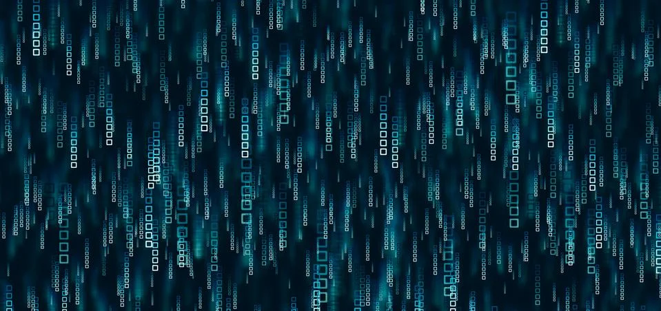 Light and gradient square pattern Move quickly on a dark background Modern te Stock Illustration