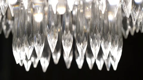 Light and lamp on the black background Stock Footage 123679121