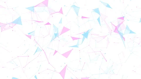 Light and pleasant movements of the figures of gentle color.Technology network Stock Footage 96145944