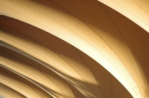 Light and shade in an arch at train station Stock Photos