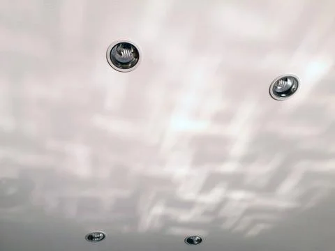 Light and shade on the ceiling Stock Photos