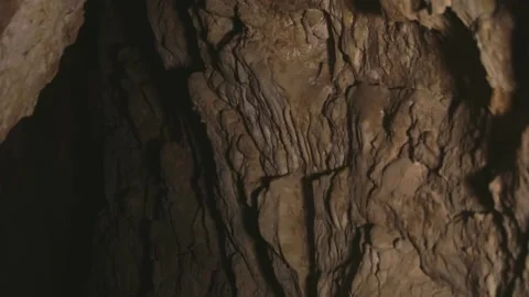 Light and shadow in cave Stock Footage 197515728