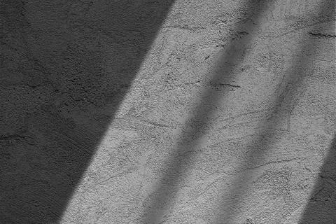 Light and shadow concept on gray cement floor Stock Photos