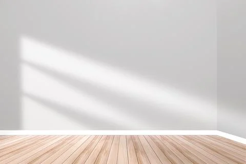 Light and shadow decorative room background wooden floor abstract wallpaper b Stock Photos