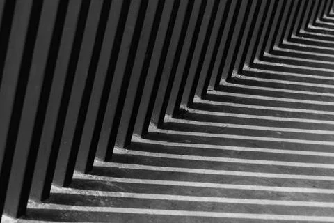 Light and shadow line corner art wallpaper diagonal strips. Geometric diago.. Foto stock