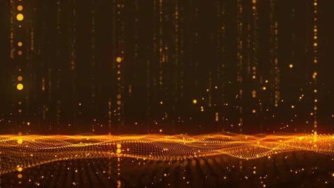 Light and shadow particles rising vertical strip background Stock Footage 288167603