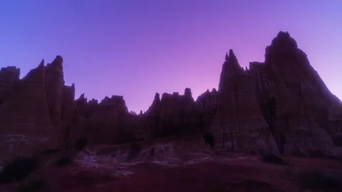 Light and Shadow Play Over Yunnan Earth Forest Geologic Landscape Time-lapse Stock Footage 326702883