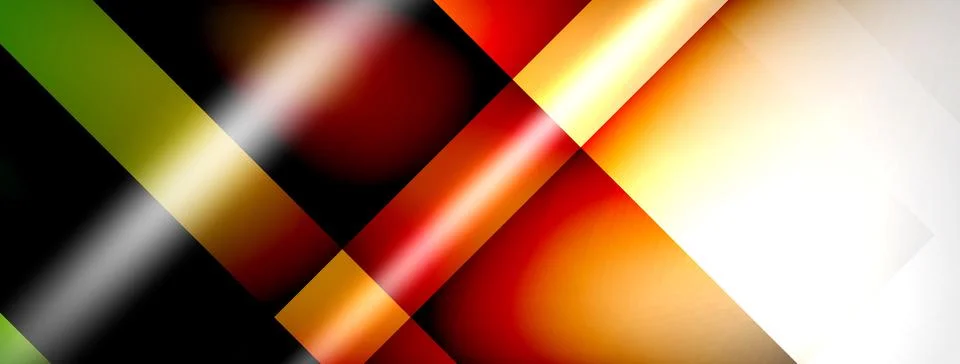 Light and shadow squares and lines abstract background Stockillustratie