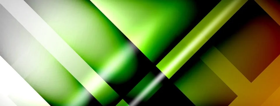 Light and shadow squares and lines abstract background Stockillustratie