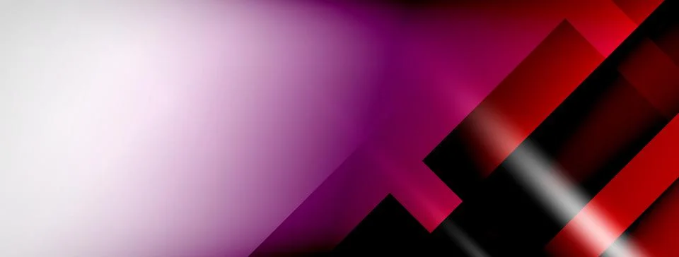 Light and shadow squares and lines abstract background Ilustración de archivo