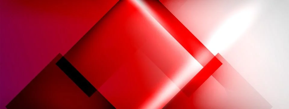 Light and shadow squares and lines abstract background Ilustración de archivo