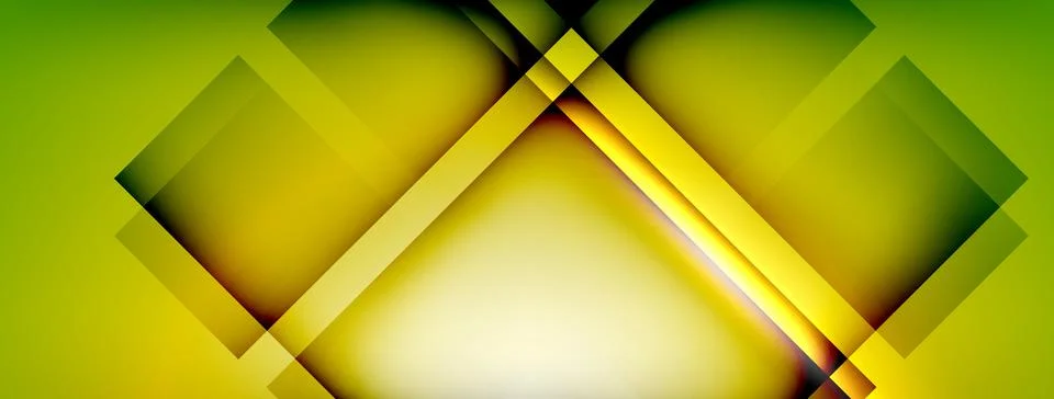 Light and shadow squares and lines abstract background Ilustración de archivo