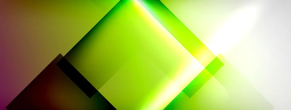 Light and shadow squares and lines abstract background 스톡 일러스트