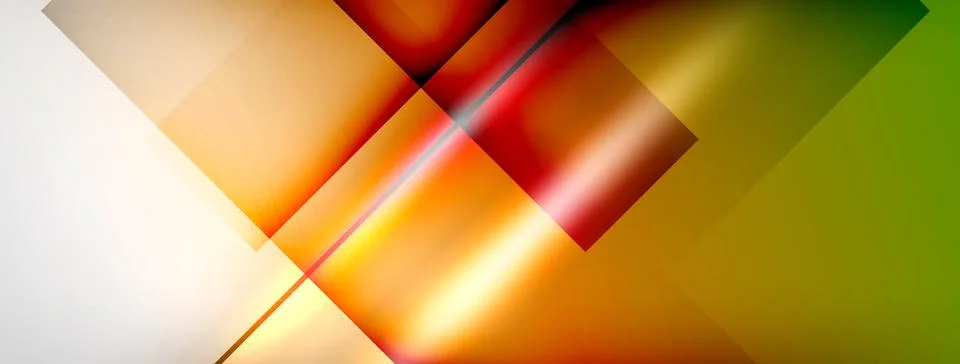 Light and shadow squares and lines abstract background Stockillustratie