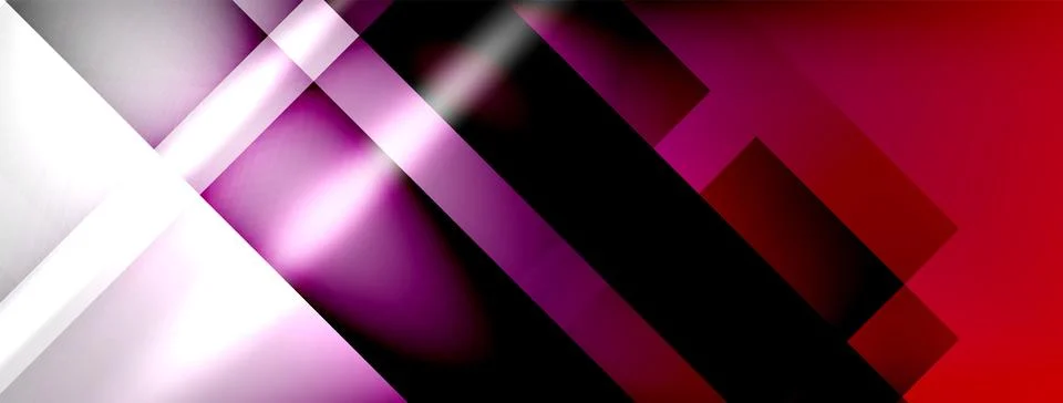 Light and shadow squares and lines abstract background 스톡 일러스트