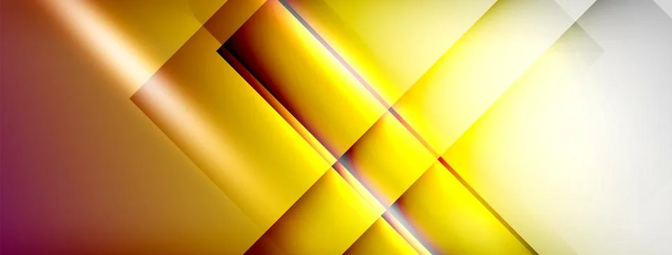 Light and shadow squares and lines abstract background Ilustración de archivo