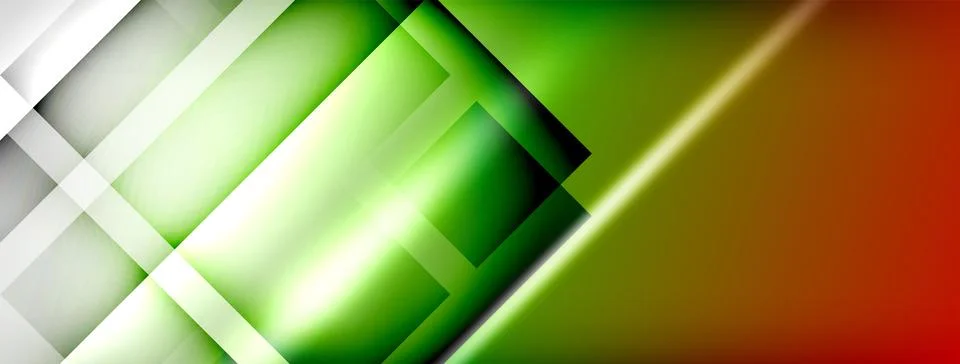 Light and shadow squares and lines abstract background 스톡 일러스트