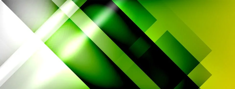 Light and shadow squares and lines abstract background Ilustración de archivo
