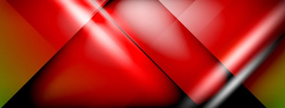 Light and shadow squares and lines abstract background Stock Illustration