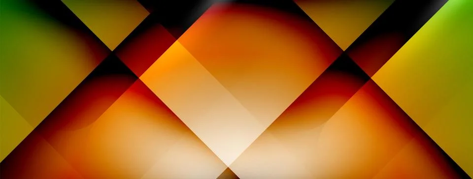 Light and shadow squares and lines abstract background Ilustración de archivo