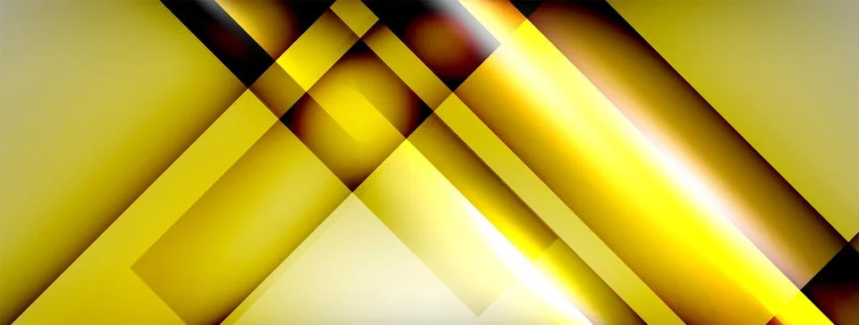 Light and shadow squares and lines abstract background Ilustración de archivo