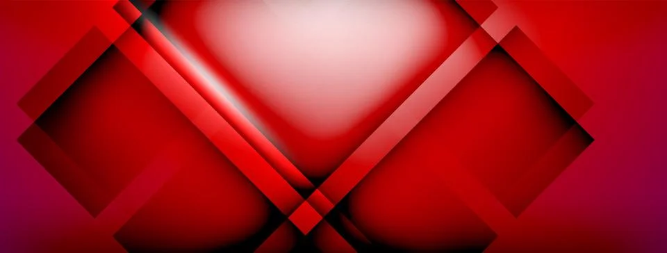 Light and shadow squares and lines abstract background Illustrazione stock