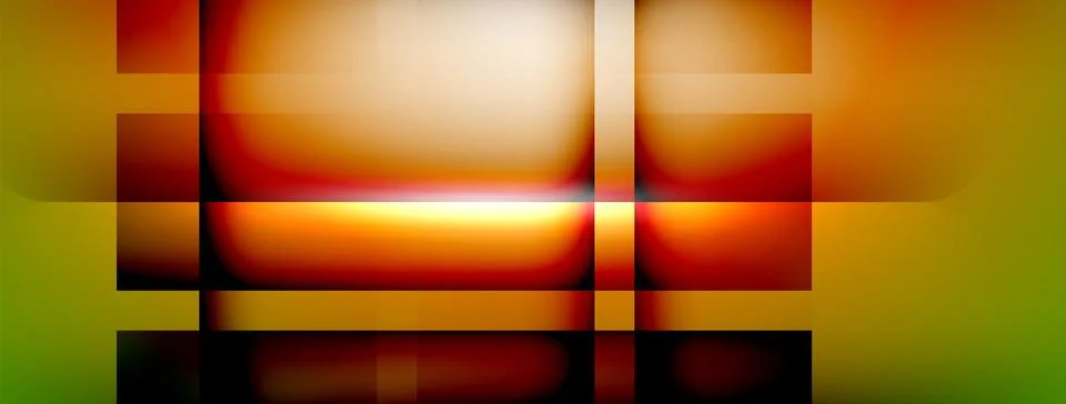 Light and shadow squares and lines abstract background Stock Illustration