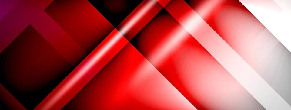 Light and shadow squares and lines abstract background Stock Illustration