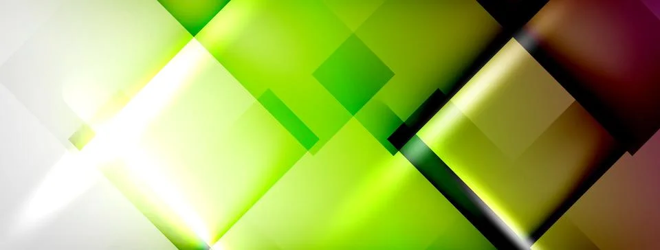 Light and shadow squares and lines abstract background Ilustración de archivo