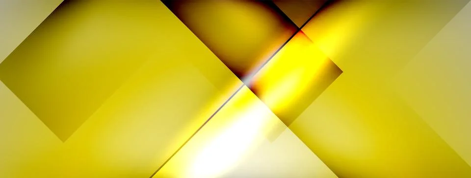 Light and shadow squares and lines abstract background Stock Illustration