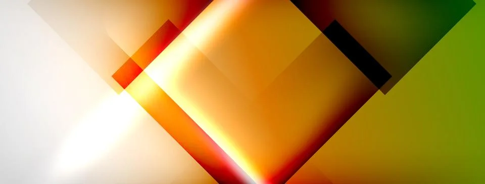 Light and shadow squares and lines abstract background Ilustración de archivo