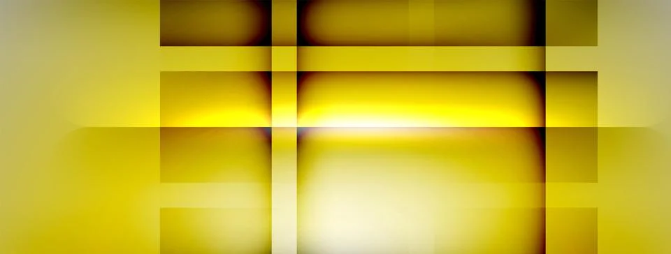 Light and shadow squares and lines abstract background Stock Illustration