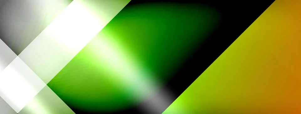 Light and shadow squares and lines abstract background Stock Illustration
