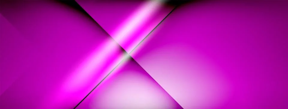 Light and shadow squares and lines abstract background Stock Illustration