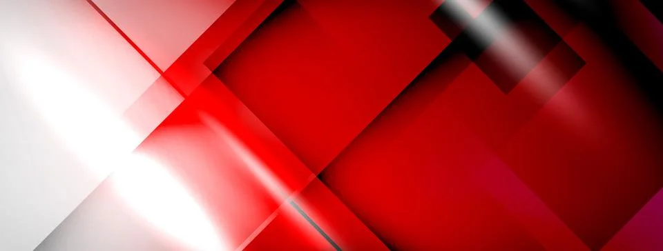 Light and shadow squares and lines abstract background 库存插图