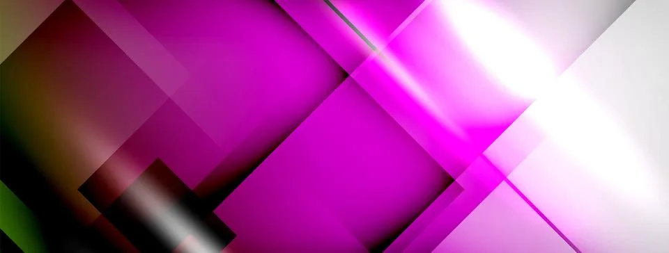 Light and shadow squares and lines abstract background 스톡 일러스트