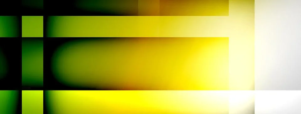 Light and shadow squares and lines abstract background Stock Illustration