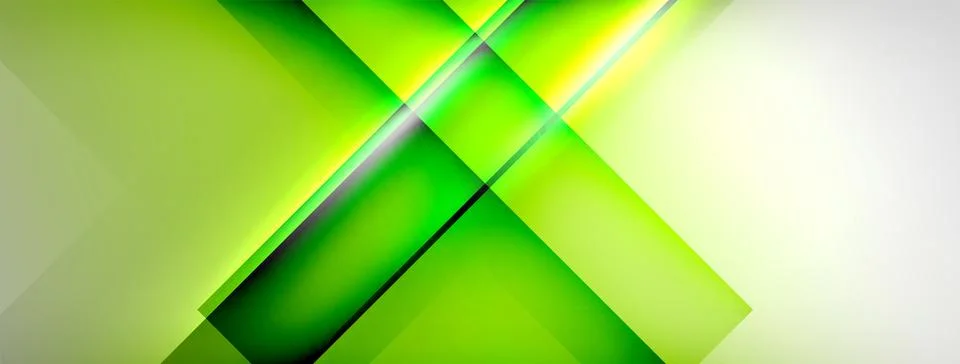 Light and shadow squares and lines abstract background Stock Illustration