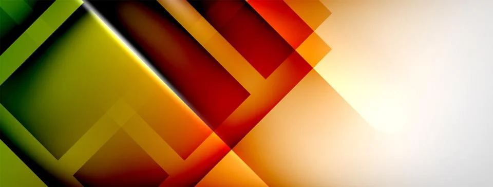 Light and shadow squares and lines abstract background 스톡 일러스트