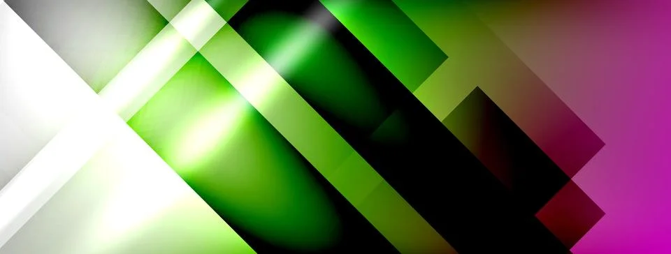 Light and shadow squares and lines abstract background 스톡 일러스트