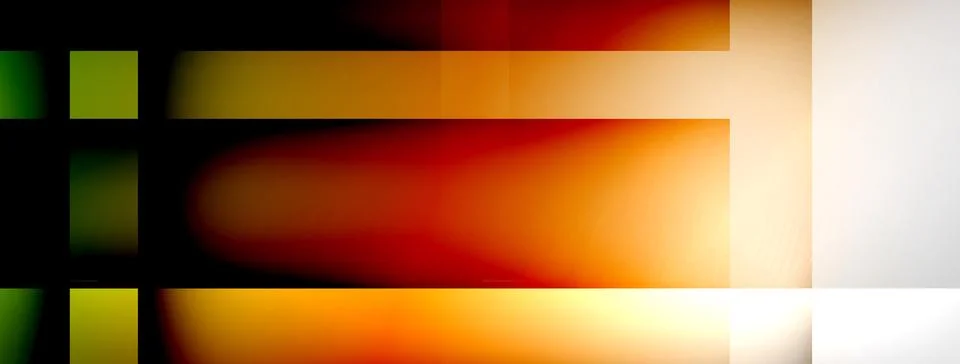 Light and shadow squares and lines abstract background Stock Illustration