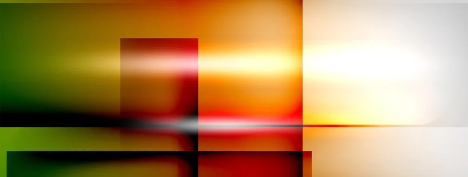 Light and shadow squares and lines abstract background Ilustración de archivo
