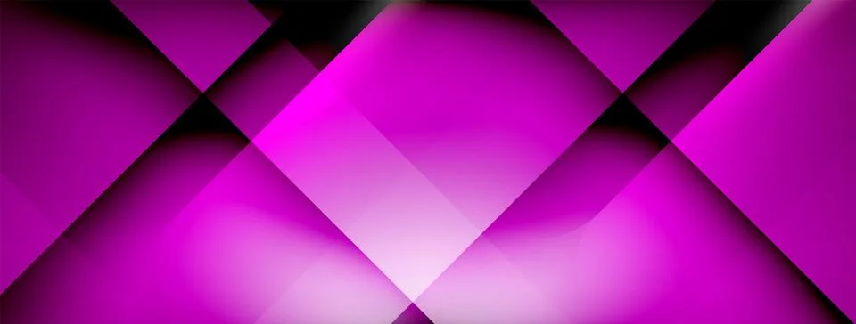 Light and shadow squares and lines abstract background Stock Illustration