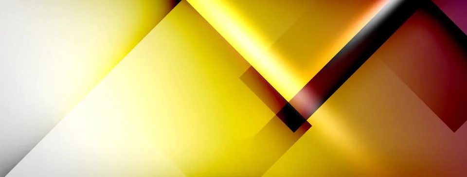 Light and shadow squares and lines abstract background Ilustración de archivo