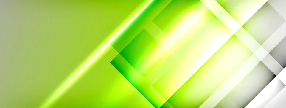 Light and shadow squares and lines abstract background Illustrazione stock